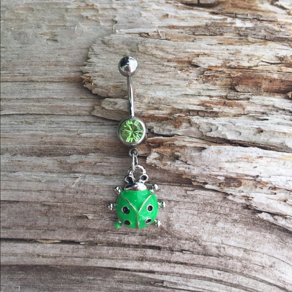 Ladybug Belly Button Navel Ring